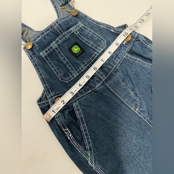 John Deere JFBVO61N3C65 Boys' Denim Overalls Classic Straight-Leg  size 4 - Picture 5 of 6
